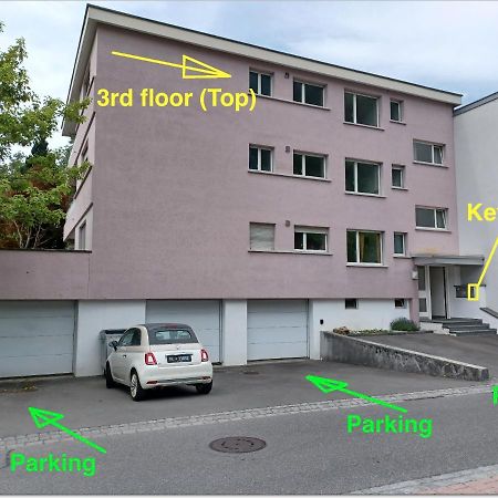 Schone Grosse Attika-Wohnung Im Zentrum Von Vaduz Inkl. Parkplatz Екстериор снимка